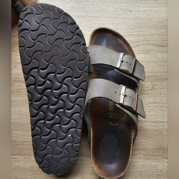 Birkenstock Arizona EU42 Unisex Slide Sandals Buckle Summer Comfort Boho Beach - Picture 6 of 8